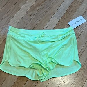 Athleta Vibrant Lime Green Shorts